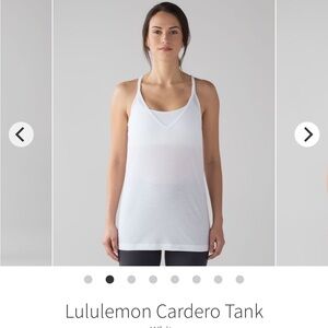 Lululemon Women's White Tank Top